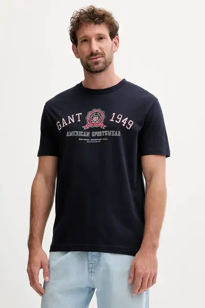 Bavlnené tričko Gant