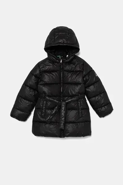Dětská bunda United Colors of Benetton černá barva, 2NQRCN06O