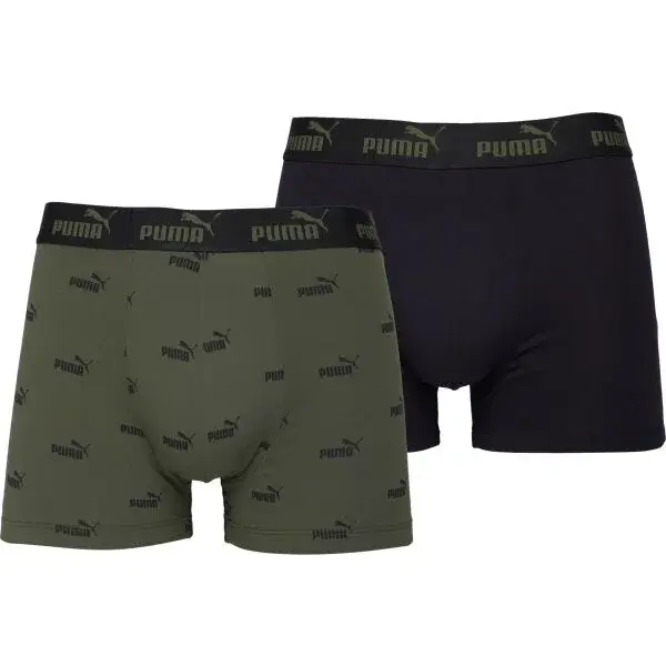 Puma ELEMENTS MEN BOLD LOGO BOXERS 2P Pánske boxerky, čierna, veľkosť