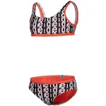 Arena MONOGRAM Dievčenské bikiny, lososová, veľkosť 12-13Y