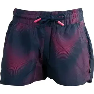 ALPINE PRO POVESO Dievčenské kraťasy, tmavo modrá, veľkosť 152-158