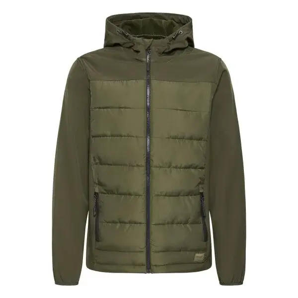 BLEND BHEVIAN Pánska zateplená bunda, khaki, veľkosť XXXL