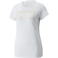 Puma PERFORMANCE LOGO FILL TEE REC Q4 Dámske tričko, biela, veľkosť