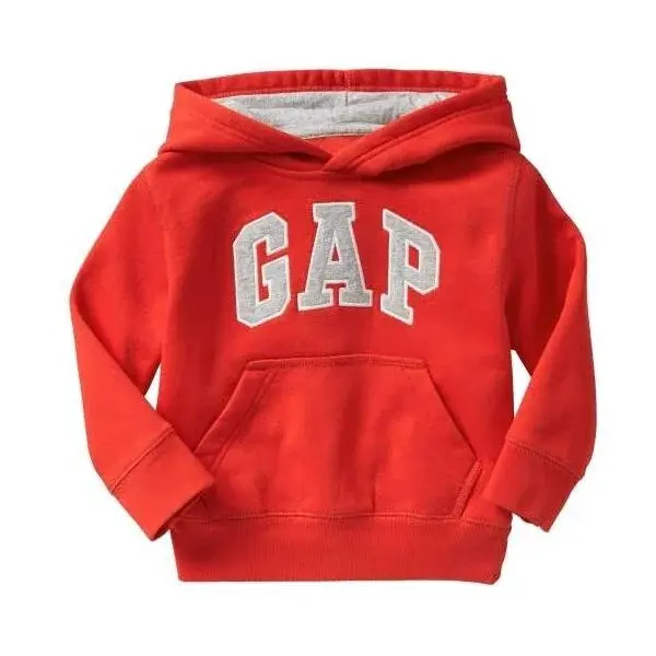 GAP PTF LOGO Detská mikina, červená, veľkosť 4Y