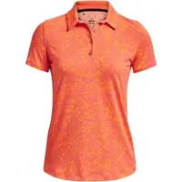 Under Armour PLAYOFF PRINTED SS POLO Dámske polo tričko, ružová, veľkosť S