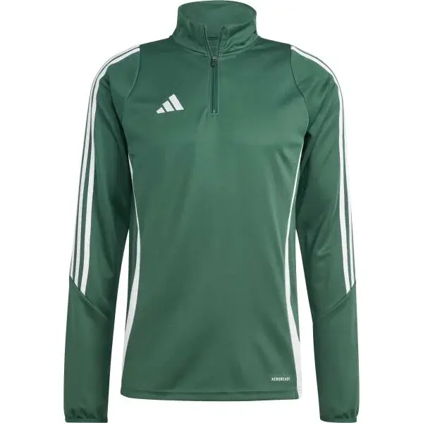 adidas TIRO24 TRAINING TOP Pánska mikina, tmavo zelená, veľkosť XXL