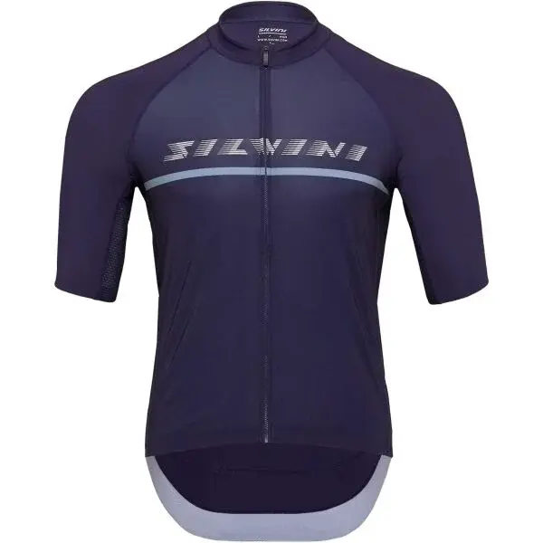SILVINI MEN JERSEY MAZZANO Pánsky cyklistický dres, tmavo modrá, veľkosť