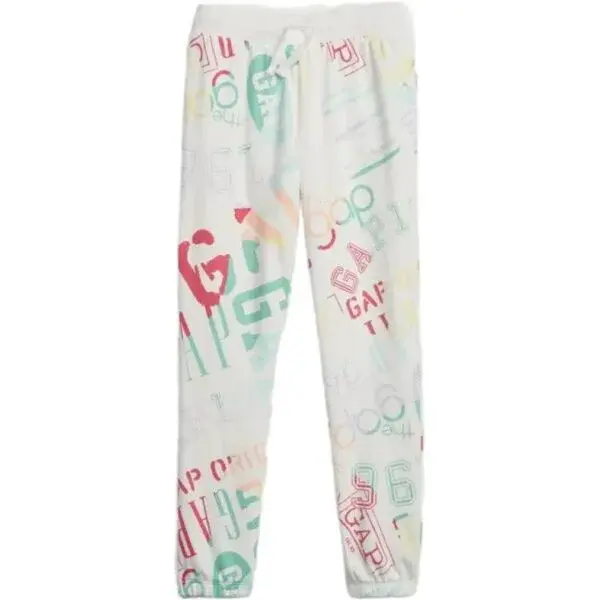 GAP V-SP LOGO Dievčenské tepláky, biela, veľkosť