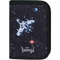 BAAGL PIXEL SPACE Školský peračník, čierna, veľkosť