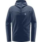 HAGLÖFS FROST MID HOOD M Pánska mikina, modrá, veľkosť