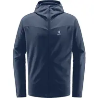 HAGLÖFS FROST MID HOOD M Pánska mikina, modrá, veľkosť