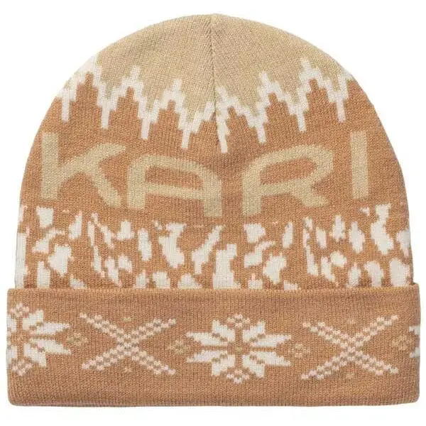 KARI TRAA KHLOE Dámska čiapka, béžová, veľkosť UNI