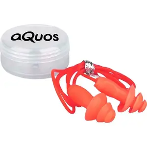 AQUOS EAR PLUG Špunty do uší, oranžová, veľkosť