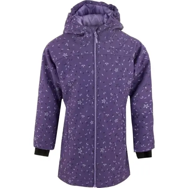 ALPINE PRO GUETO Detský kabát, fialová, veľkosť 152-158
