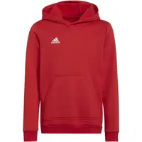 adidas ENT22 HOODY Y juniorská futbalová mikina, červená, veľkosť