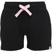Lewro DARLENE Dievčenské úpletové šortky, čierna, veľkosť 140-146