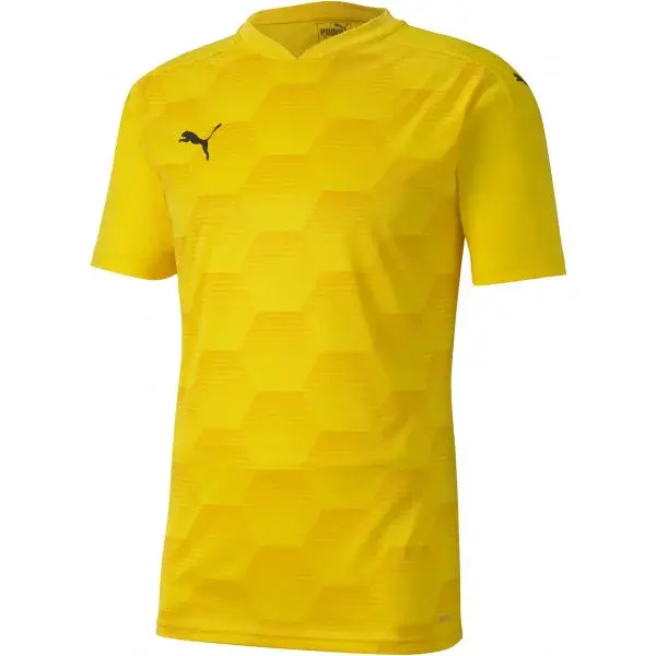 Puma TEAMFINAL 21 GRAPHIC JERSEY Pánske športové tričko, žltá, veľkosť