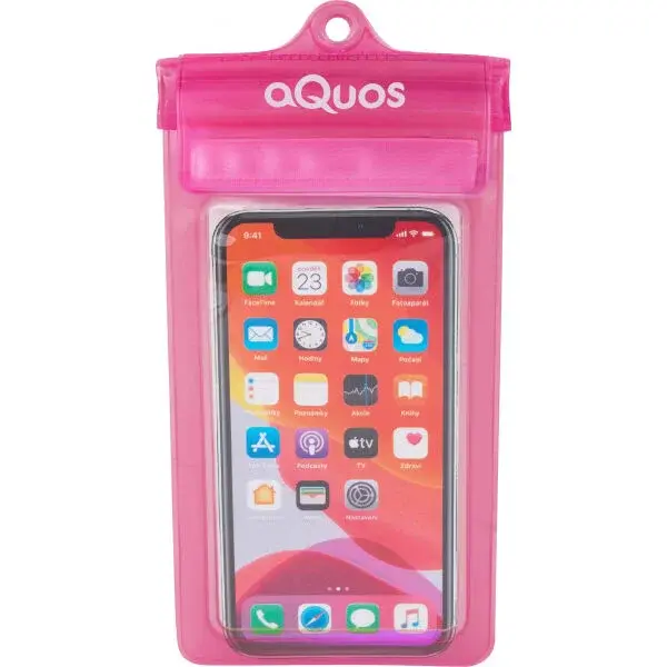 AQUOS PHONE DRY BAG Vodoodolné puzdro na mobil, ružová, veľkosť