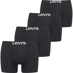 Levi's&reg; SOLID BASIC BRIEF 4P Pánske boxerky, čierna, veľkosť