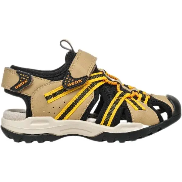 Geox J BOREALIS Chlapčenské letné sandále, béžová, veľkosť