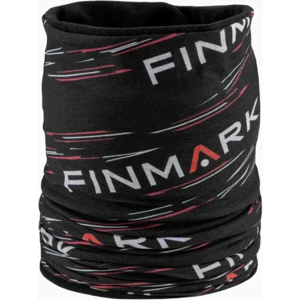 Finmark MULTIFUNCTIONAL SCARF WITH FLEECE Detská multifunkčná šatka, čierna, veľkosť UNI