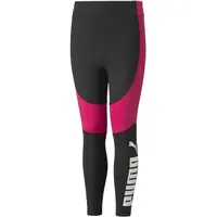 Puma FAVORITE LOGO HIGH-WAIST 7/8 TIGHTS G Dievčenské legíny, čierna, veľkosť