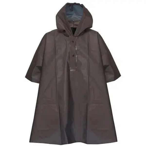 LOAP XOBERI Detské nepremokavé pončo, tmavo sivá, veľkosť 6-8Y