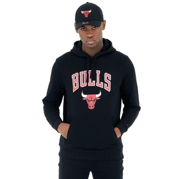 New Era NOS NBA REGULAR HOODY CHIBUL Pánska mikina, čierna, veľkosť