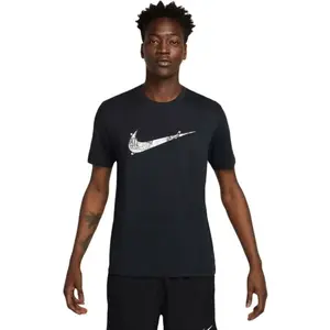 Nike TEE RUN ENERGY SP25 Pánske bežecké tričko, čierna, veľkosť XXL