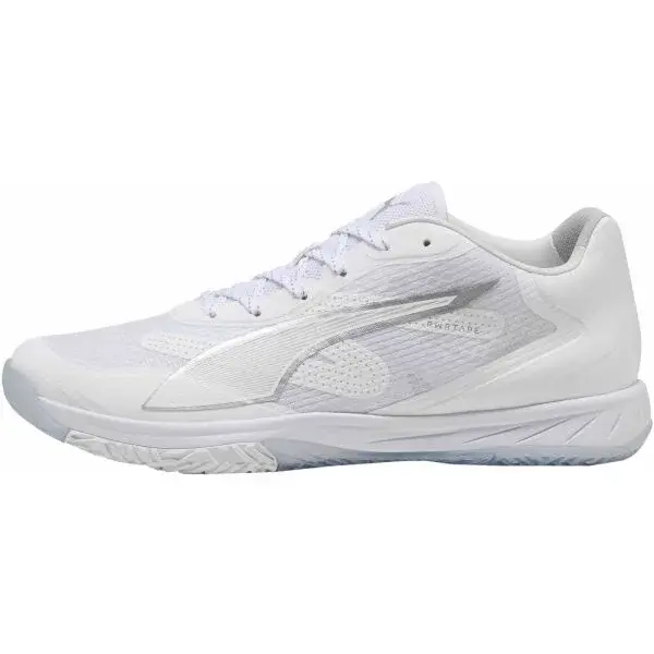 Puma ACCELERATE TURBO 4 Unisex obuv na hádzanú, biela, veľkosť 47.5