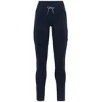 KARI TRAA ANELIE TIGHTS Dámske športové legíny, tmavo modrá, veľkosť