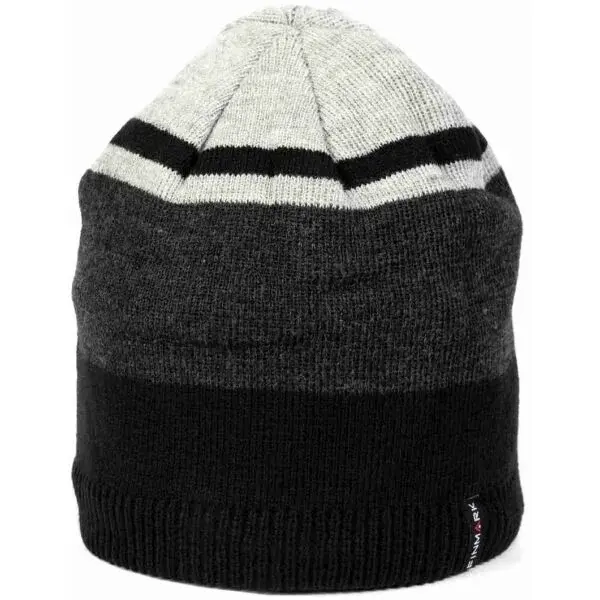 Finmark WINTER HAT Zimná pletená čiapka, čierna, veľkosť UNI