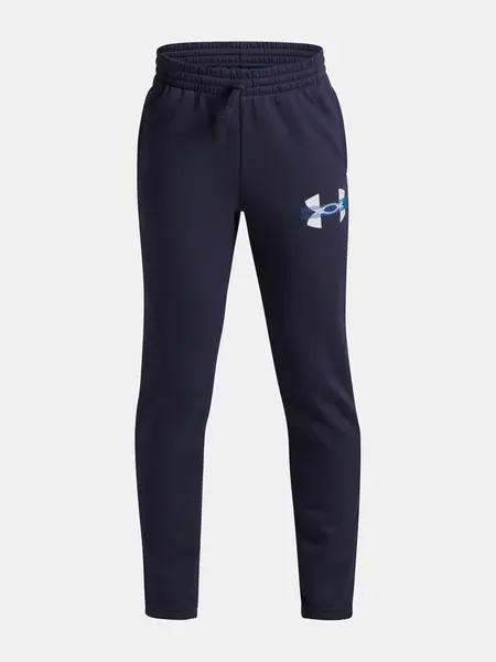 Chlapecké tepláky Under Armour UA Rival Flc Cblck Grphc Jgr-BLU - Kluci