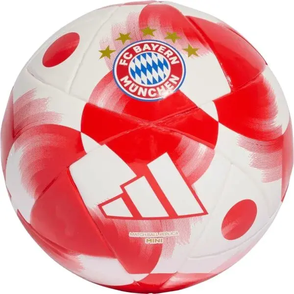 adidas FC BAYERN MINI HOME Mini futbalová lopta, biela, veľkosť