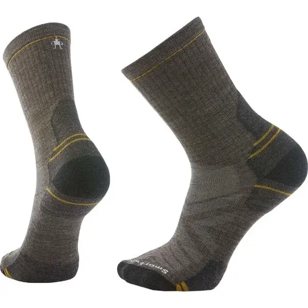 Smartwool HIKE TARGETED CUSHION MID CREW SOCKS Pánske ponožky, hnedá, veľkosť