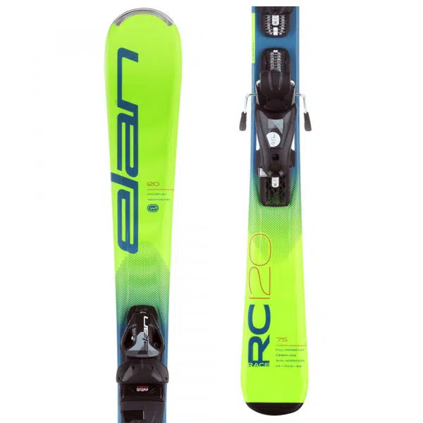 Elan RC RACE QS+EL 7.5 Juniorské zjazdové lyže, svetlo zelená, veľkosť