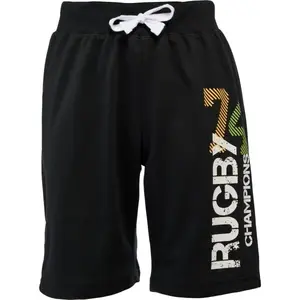 Lewro NARO Chlapčenské úpletové šortky, čierna, veľkosť 140-146