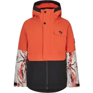 Ziener AWED Chlapčenská lyžiarska/snowboardová bunda, oranžová, veľkosť