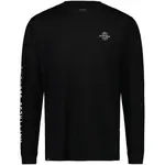 MONS ROYALE ICON LS Pánske tričko z Merina s dlhým rukávom., čierna, veľkosť