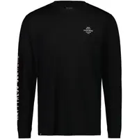 MONS ROYALE ICON LS Pánske tričko z Merina s dlhým rukávom., čierna, veľkosť