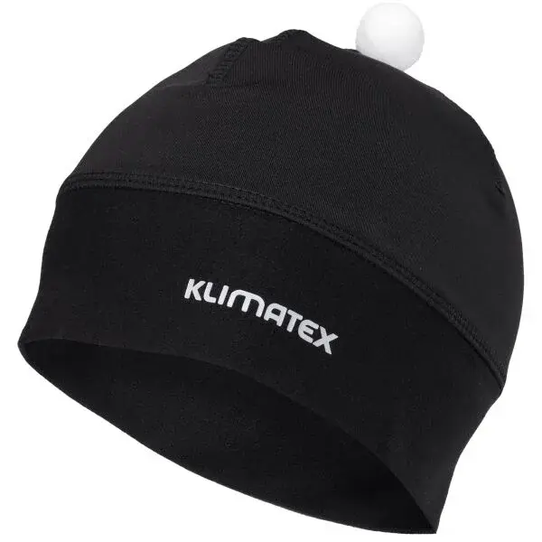 Klimatex NAURI Unisex čiapka, čierna, veľkosť UNI