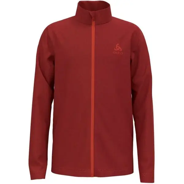 Odlo MID LAYER FULL ZIP BERRA KIDS Detská  mikina, červená, veľkosť