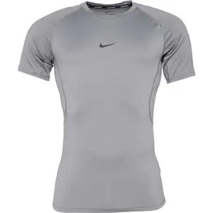 Nike M NP DF TIGHT TOP SS Pánske tréningové tričko, sivá, veľkosť