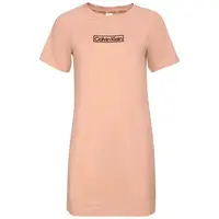 Calvin Klein LW S/S NIGHTSHIRT Dámska nočná košeľa, lososová, veľkosť