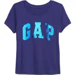 GAP V-HS LOGO Detské tričko, fialová, veľkosť