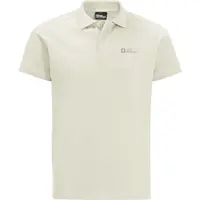 Jack Wolfskin ESSENTIAL POLO M Pánske tričko, biela, veľkosť XXL