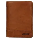 Pánská kožená peněženka Lagen Thores - koňak
