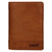 Pánská kožená peněženka Lagen Thores - koňak