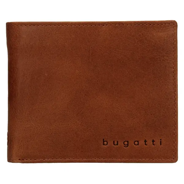Pánská kožená peněženka Bugatti Michael - koňak