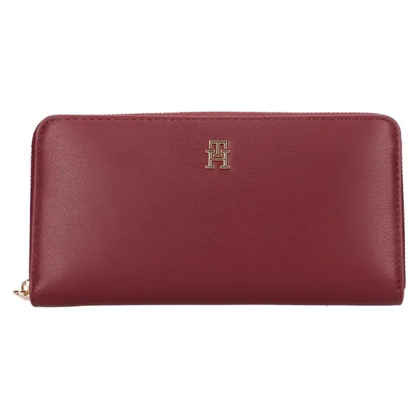 Dámska peňaženka Tommy Hilfiger Mika - tmavo červená